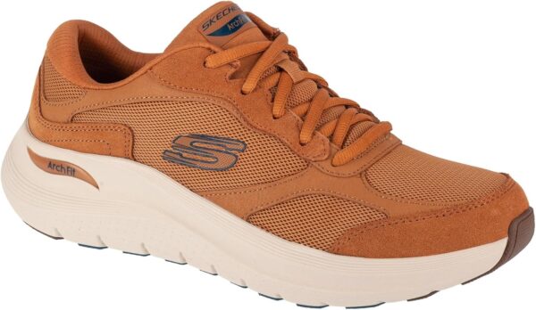 Skechers Arch Fit 2.0 The Keep Sneaker Uomo Whiskey Suede-1