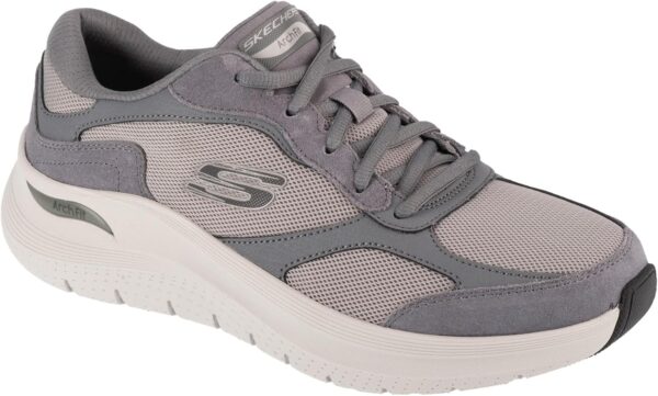 Skechers Arch Fit 2.0 The Keep Sneaker Uomo Suede Mesh-0