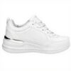 Skechers Billion 2 Sneaker Donna Off White Duraleather