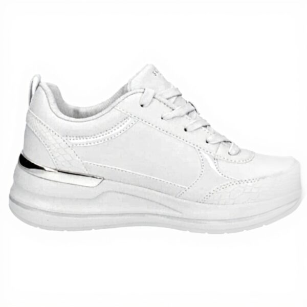 Skechers Billion 2 Sneaker Donna Off White Duraleather