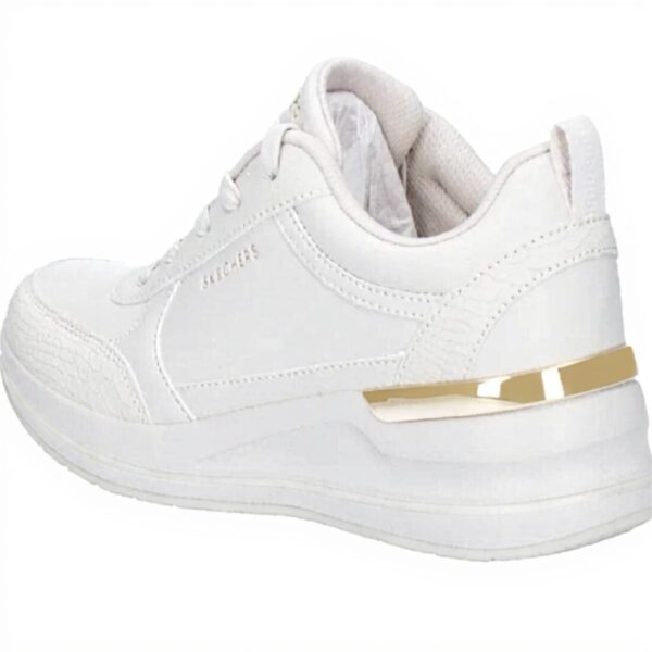 Skechers Billion 2 Sneaker Donna Off White Duraleather