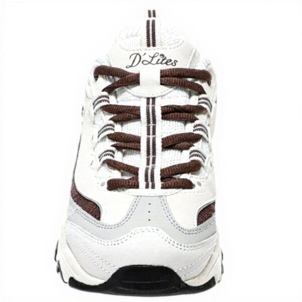 Skechers DLites Donna Sneaker casual Off White Brown
