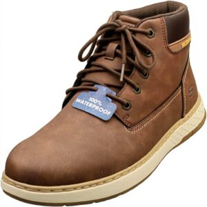 Skechers Garlan Deno Stivaletto Uomo Marrone Sintetico