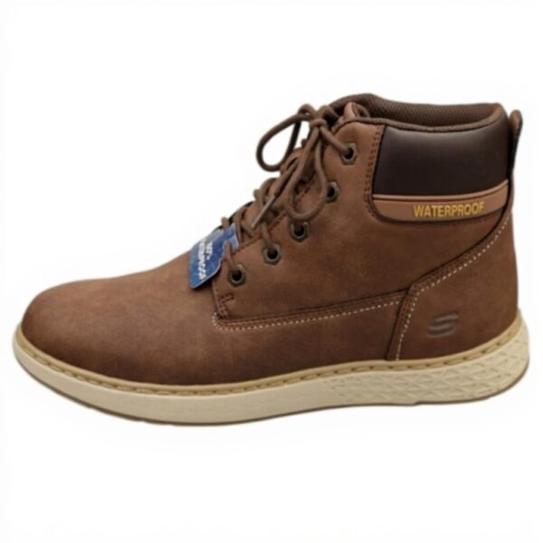 Skechers Garlan Deno Stivaletto Uomo Marrone Sintetico