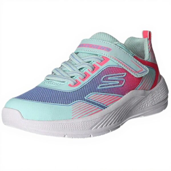 Skechers Sneaker Bambine Microspec Advance Oasis Point Acqua