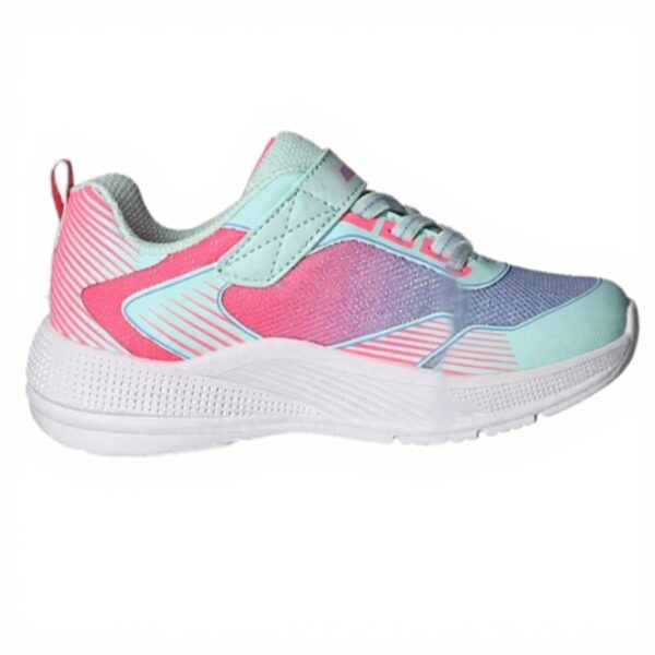 Skechers Sneaker Bambine Microspec Advance Oasis Point Acqua