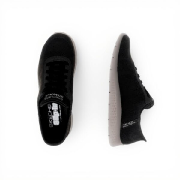 Skechers Scarpe da Ginnastica Uomo Black Textile Sneaker