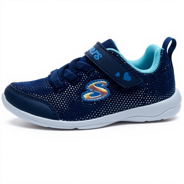 Skechers Skech-Stepz 2.0 Sneaker Bambini Ragazzi Nero Rete