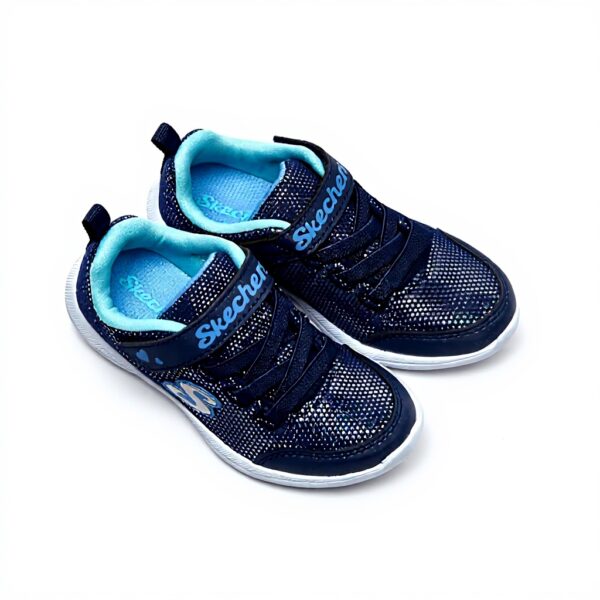 Skechers Skech-Stepz 2.0 Sneaker Bambini Ragazzi Nero Rete