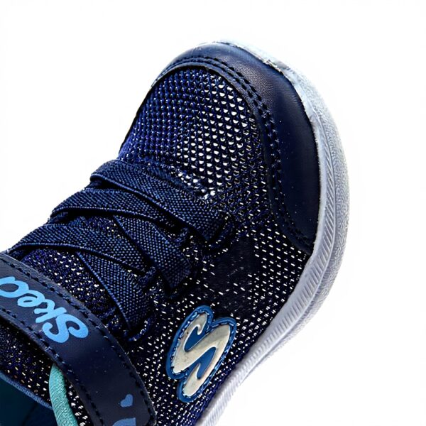 Skechers Skech-Stepz 2.0 Sneaker Bambini Ragazzi Nero Rete