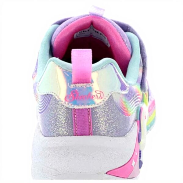 Skechers Unicorn Chaser Sneaker Bambine Luci Glitter