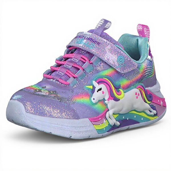 Skechers Unicorn Chaser Sneaker Bambine Luci Glitter