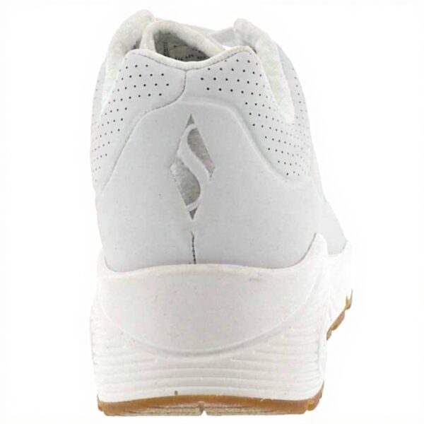 Skechers Uno Stand On Air Sneaker Donna White Memory Foam