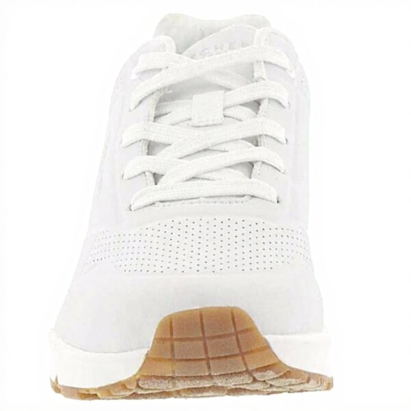 Skechers Uno Stand On Air Sneaker Donna White Memory Foam