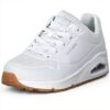Skechers Uno Stand On Air Sneaker Donna White Memory Foam