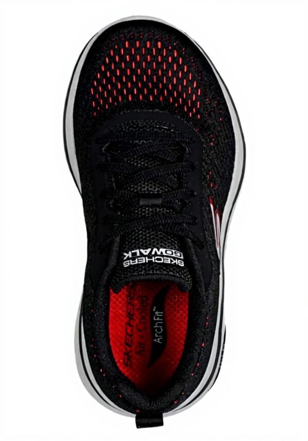Skechers Go Walk Arch Fit 2.0 Uomo Sneaker Nero Rosso