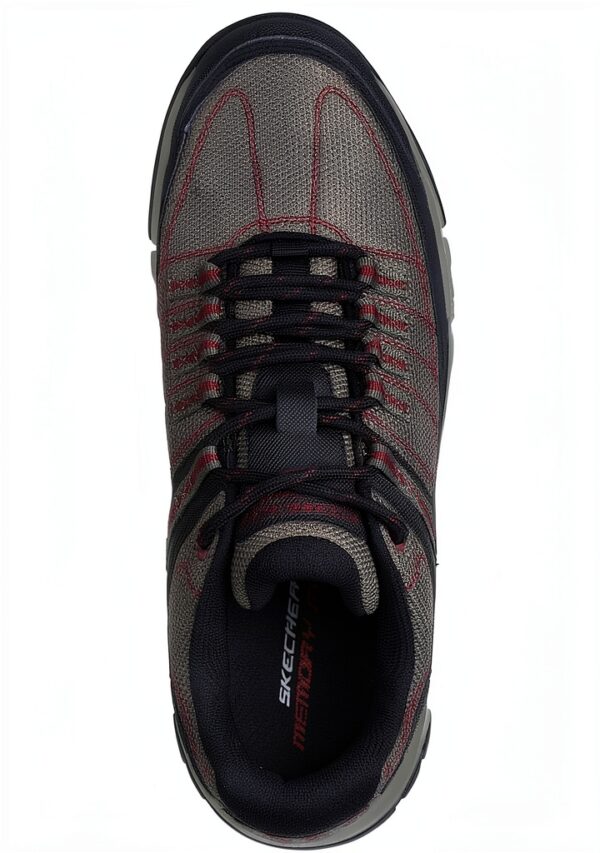 Skechers Sneaker Uomo Mesh Navy Grigio Lacci Casual-5