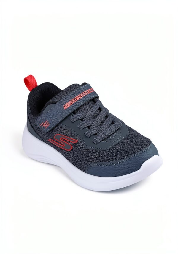 Scarpe Skechers bambini maglia sintetica allacciatura-2
