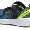 Skechers Sneaker Low Bambini Navy Polyester Scarpe Sportive-1