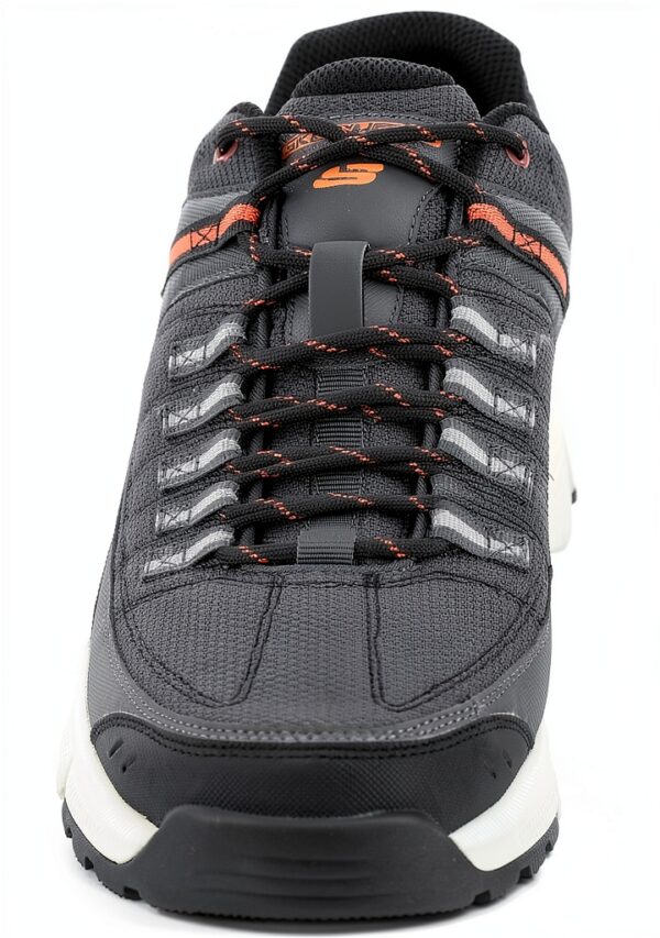 Skechers Sneaker Uomo Grigio Antracite Rete Memory Foam-4