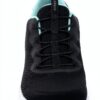 Skechers Sneaker Donna Black Mesh White Trim Design Moderno-5