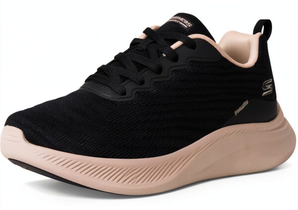 Skechers Sneaker Donna Nero Comode Casual Sportive-7
