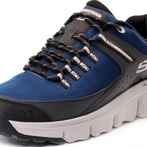 Skechers Sneaker Uomo Mesh Leggero Dettaglio Logo Colori-0