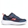 Scarpe Skechers bambini maglia sintetica allacciatura-1