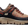 Skechers Sneaker Uomo Mesh Navy Grigio Lacci Casual-1