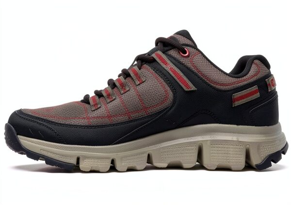 Skechers Sneaker Uomo Mesh Navy Grigio Lacci Casual-3