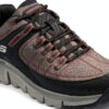 Skechers Sneaker Uomo Mesh Navy Grigio Lacci Casual-4