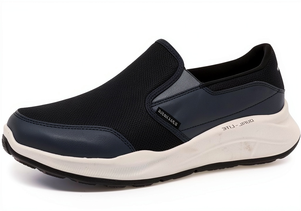 Skechers 204804 Senza Lacci Uomo in blu navy su sfondo neutro