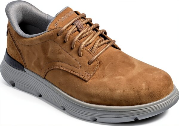Skechers Sneaker Uomo Garza Clive Dark Taupe Leather