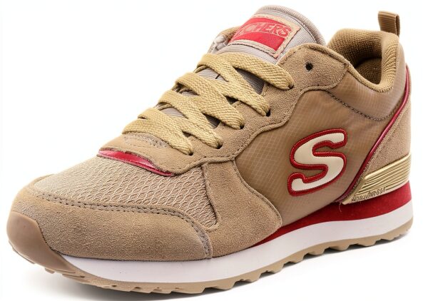 Skechers Sneaker Donna 155287 Suede Mesh Memory Foam