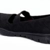 Skechers Seager Sneaker Donna Nero Maglia Memory Foam-2