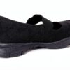 Skechers Seager Sneaker Donna Nero Maglia Memory Foam-4