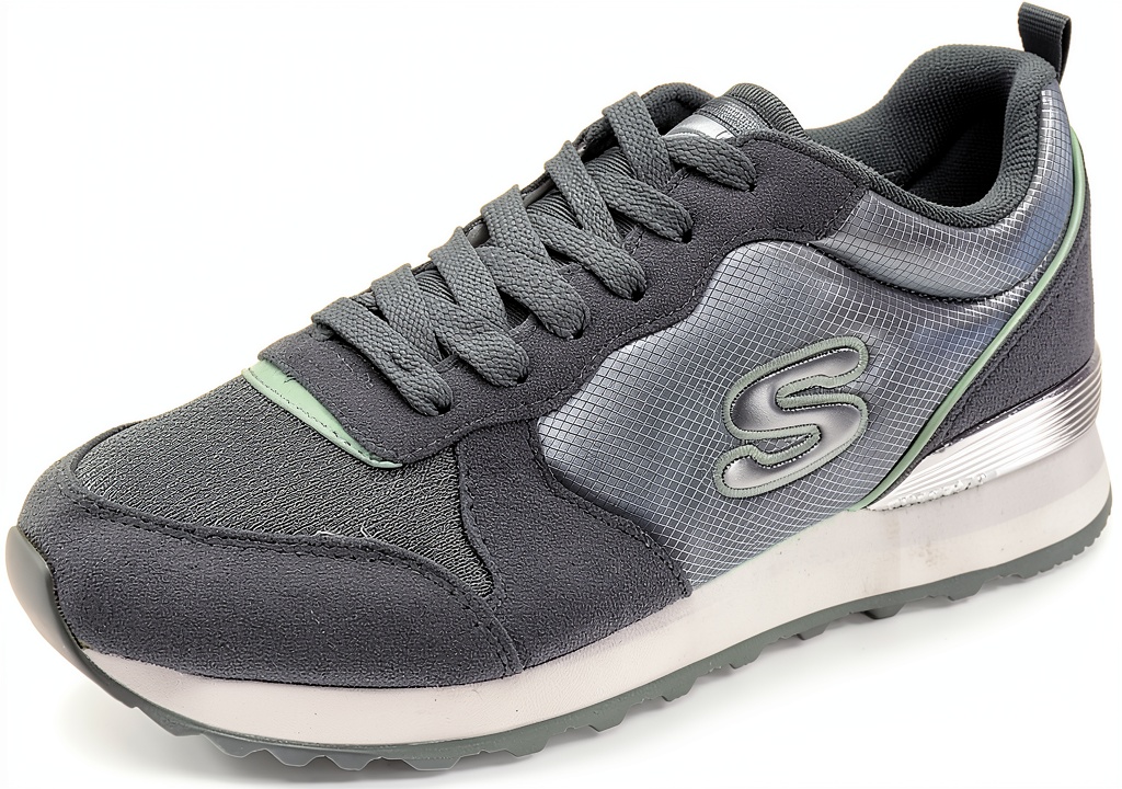 'Skechers 155287 donna in suede e mesh su pavimento'