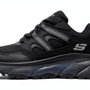 Scarpe Skechers Uomo Sneaker Memory Foam Nero Carbone-0