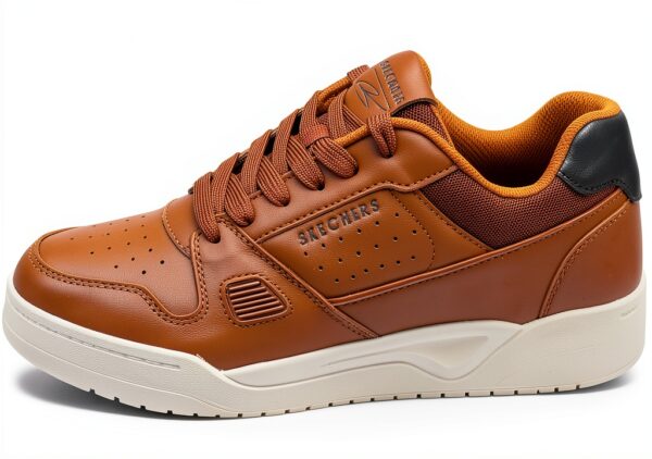 Skechers Sneaker Uomo Pelle Suede Memory Foam Harry Kane-4