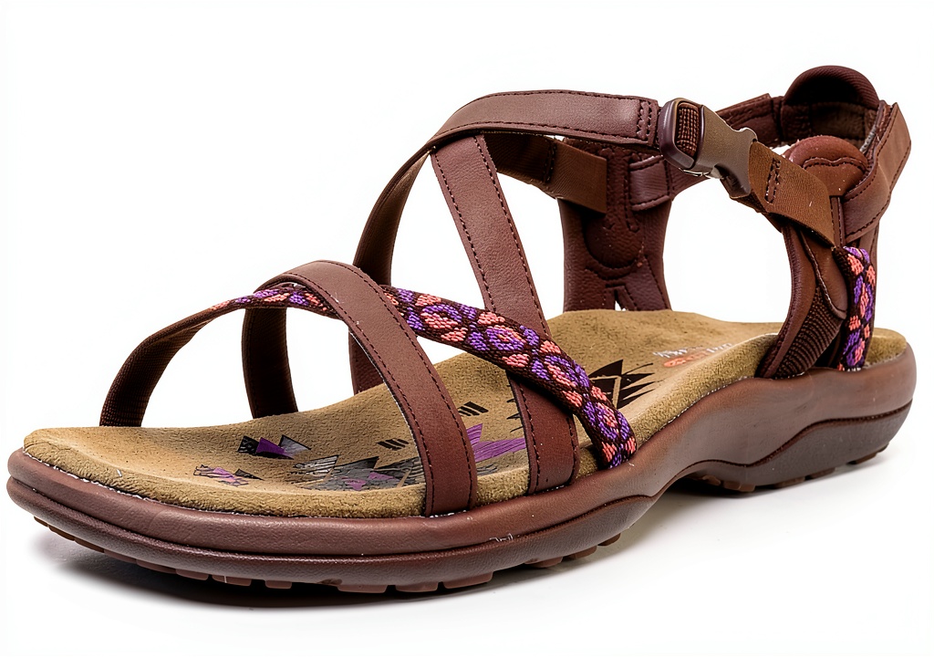 Sandali Skechers Reggae indossati in una passeggiata all'aperto