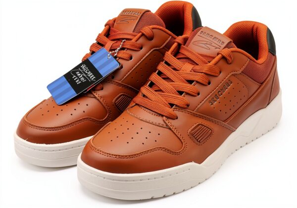 Skechers Sneaker Uomo Pelle Suede Memory Foam Harry Kane-7