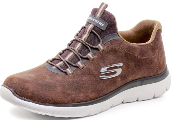 Skechers Donna Summits Itz Bazik Sneaker casual ecopelle