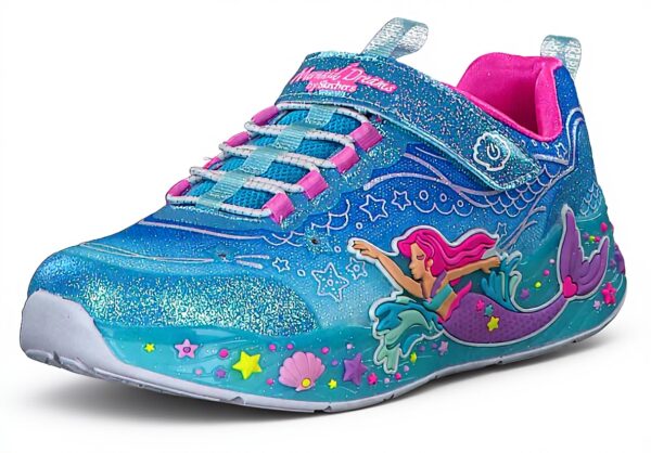 Skechers Sneaker Bambine Mermaid Dreams Luci Elastico