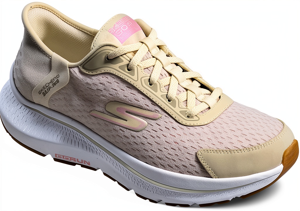 'Skechers Sneaker Donna Hands Free Slip-ins in uso durante una corsa'