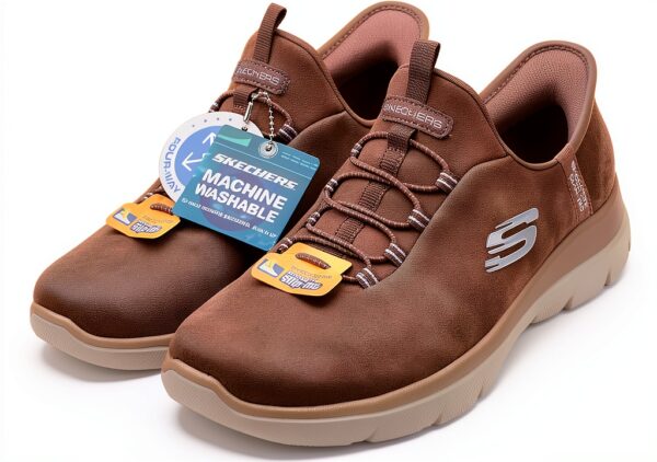 Skechers Sneaker Donna Materiale Resistente Dettagli Marchio-8