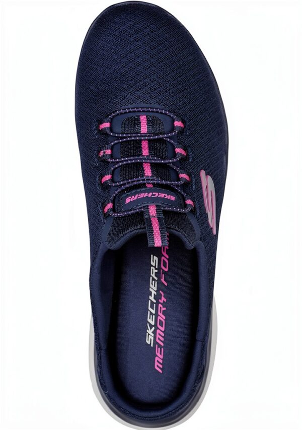 Skechers Sneaker Donna Memory Foam Sintetico Bianco-3