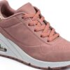 Skechers Sneaker Donna Duraleather Memory Foam Nero-0