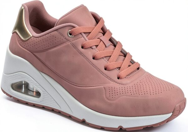 Skechers Sneaker Donna Duraleather Memory Foam Nero-0