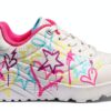 Skechers Sneaker Bambine Stampa Stelle Cuore Leggere-2