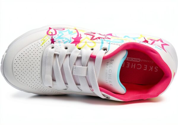 Skechers Sneaker Bambine Stampa Stelle Cuore Leggere-6